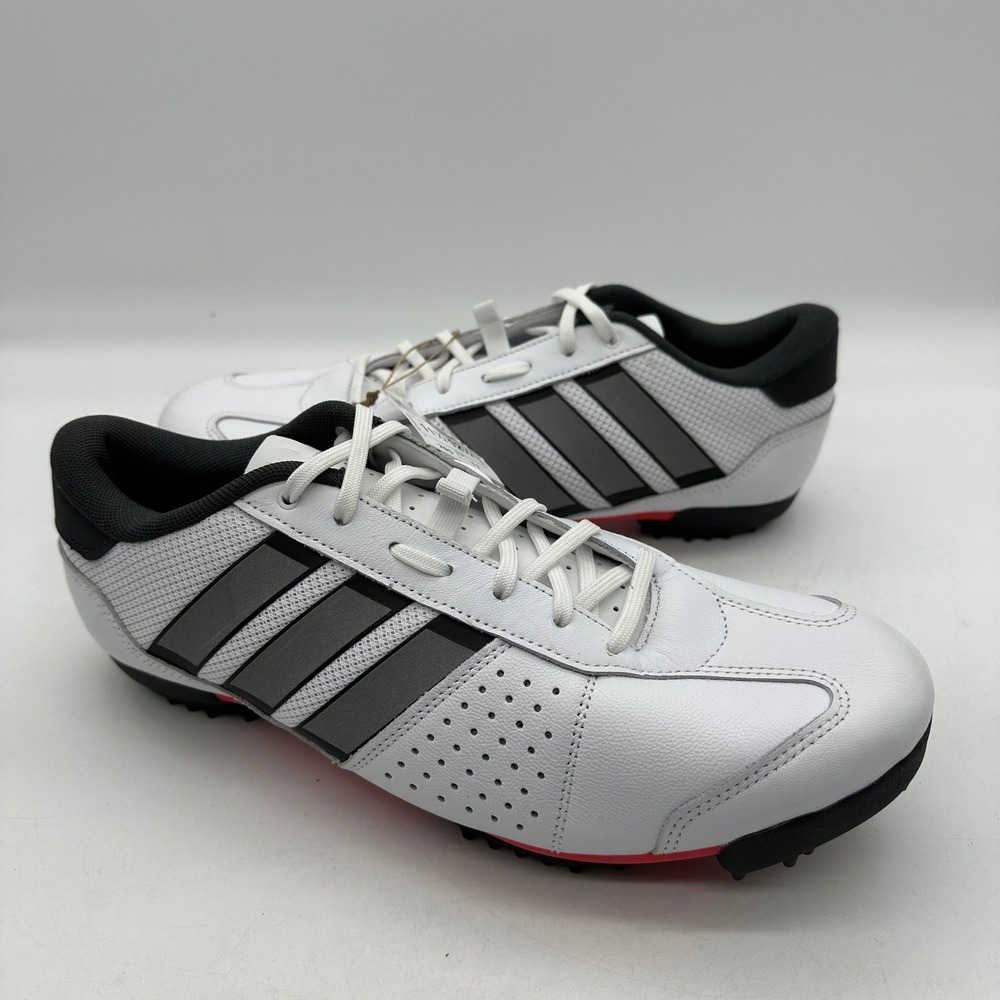 NWT Adidas IE1400 Mens 11.5 White Heritage Tour Cycling Shoes Cleat Compatible